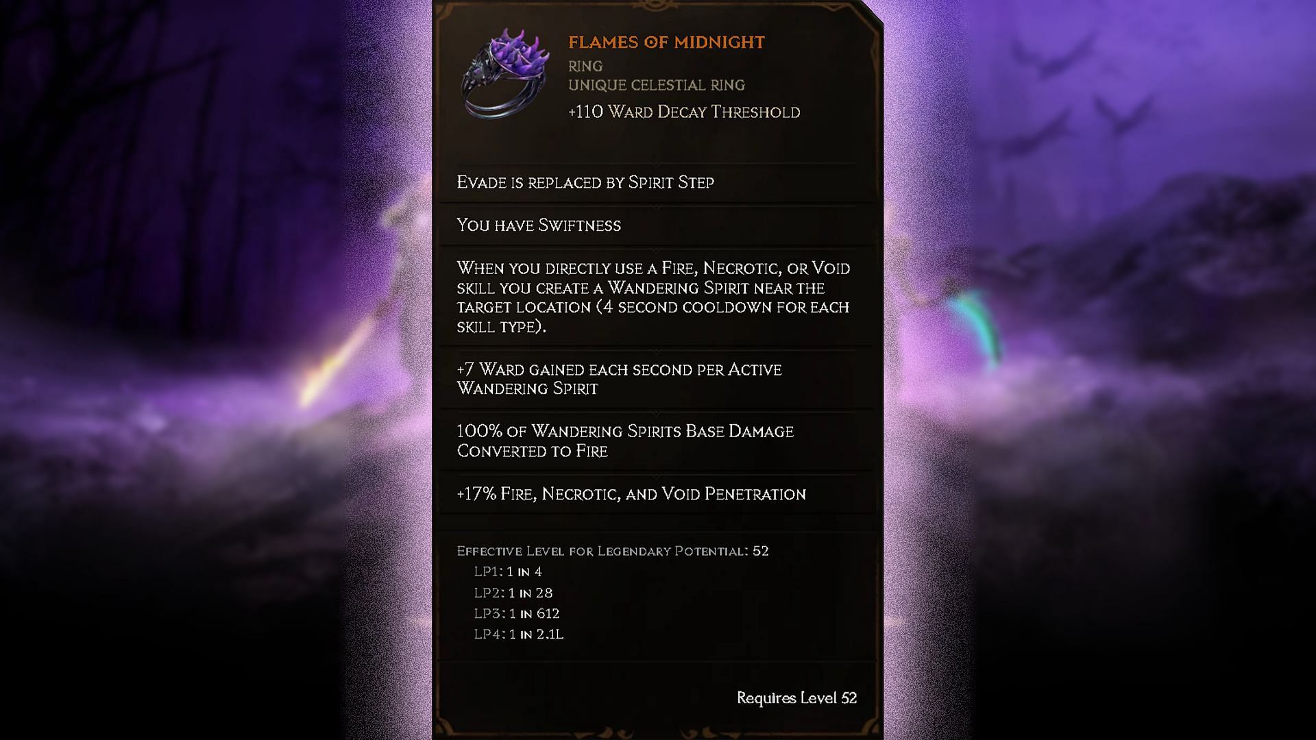 Unique Effects of Flames of Midnight (Image via Eleventh Hour Games)